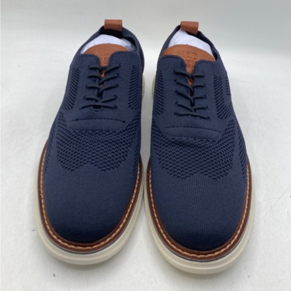 Madden Men’s Navy Knit Casual Sneakers Size 8 New